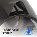 Чайник SONNEN KT-1776, 1,7 л, 2200 Вт, закрытый нагревательный элемент, пластик, черный/горчичный, 453418 453418