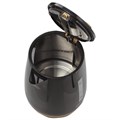 Чайник SONNEN KT-1776, 1,7 л, 2200 Вт, закрытый нагревательный элемент, пластик, черный/горчичный, 453418 453418