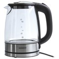 Чайник SONNEN KT-1788, 1,7 л, 2200 Вт, закрытый нагревательный элемент, стекло, черный, подсветка, 454349 454349