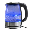 Чайник SONNEN KT-1788, 1,7 л, 2200 Вт, закрытый нагревательный элемент, стекло, черный, подсветка, 454349 454349