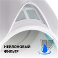 Чайник SONNEN KT-2016, 2 л, 2200 Вт, закрытый нагревательный элемент, пластик, белый/голубой, 453417 453417