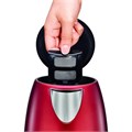 Чайник TEFAL KI270530, 1,7 л, 2400 Вт, закрытый нагревательный элемент, сталь, красный, 7211002431 456506