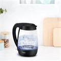 Чайник TEFAL KO450832, 1,7 л, 2400 Вт, закрытый нагревательный элемент, стекло, черный 456513