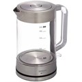 Чайник TIMBERK T-EK27G04, 2 л, 2200 Вт, закрытый нагревательный элемент, стекло, стальной 457222