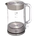 Чайник TIMBERK T-EK27G04, 2 л, 2200 Вт, закрытый нагревательный элемент, стекло, стальной 457222