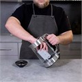 Чайник TIMBERK T-EK27G04, 2 л, 2200 Вт, закрытый нагревательный элемент, стекло, стальной 457222