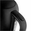 Чайник с термометром BRAYER BR1005BK, 1,7 л, 2200 Вт, закрытый нагревательный элемент, сталь, черный 456044