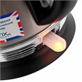 Чайник с термометром BRAYER BR1007, 1,7 л, 2200 Вт, закрытый нагревательный элемент, сталь, бежевый 456048