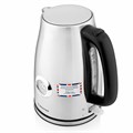 Чайник с термометром BRAYER BR1022, 1,8 л, 2200 Вт, закрытый нагревательный элемент, сталь 456063