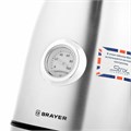 Чайник с термометром BRAYER BR1022, 1,8 л, 2200 Вт, закрытый нагревательный элемент, сталь 456063