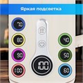 Чайник с терморегулятором и дисплеем, ДВОЙНЫЕ СТЕНКИ, SONNEN KT-8721, 1,7 л, 2200 Вт, бежевый, 454688 454688
