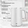 Чайник электрический с двойными стенками BQ (БИ-КЬЮ) KT1716P, 1 л, 1800 Вт, белый, 86199027 457561
