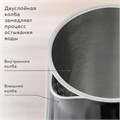 Чайник электрический с двойными стенками BQ (БИ-КЬЮ) KT1801SW, 1,7 л, 2200 Вт, ТЕРМОРЕГУЛЯТОР, черный, 86198284 457564