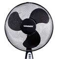 Вентилятор напольный SONNEN FS40-A55, d=40 см, 45 Вт, 3 скоростных режима, таймер, черный, 451035 451035