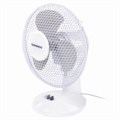 Вентилятор настольный SONNEN FT23-B6, d=23 см, 25 Вт, на подставке, 2 скоростных режима, белый/серый, 451038 451038
