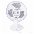 Вентилятор настольный SONNEN FT23-B6, d=23 см, 25 Вт, на подставке, 2 скоростных режима, белый/серый, 451038 451038