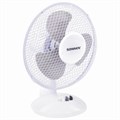 Вентилятор настольный SONNEN FT23-B6, d=23 см, 25 Вт, на подставке, 2 скоростных режима, белый/серый, 451038 451038