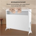 Обогреватель-конвектор SONNEN MINI-1500.2, 1500 Вт, вешалка, Х-образный нагревательный элемент, белый, сделано в России, 457631 457631