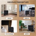 Обогреватель-конвектор SONNEN TEPLO-10, 1000 Вт, Х-образный нагревательный элемент, черный, сделано в России, 457627 457627