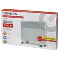 Обогреватель-конвектор SONNEN X-2000, 2000 Вт, напольная/настенная установка, белый, 453496 453496