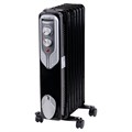 Обогреватель масляный SONNEN DFN-09BL, 2000 Вт, 9 секций, черный, 455311 455311