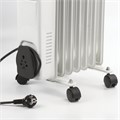 Обогреватель масляный SONNEN DFS-07, 1500 Вт, 7 секций, белый, 453498 453498