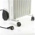 Обогреватель масляный SONNEN DFS-09, 2000 Вт, 9 секций, белый, 453499 453499