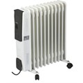Обогреватель масляный SONNEN DFS-11, 2500 Вт, 11 секций, белый, 453500 453500