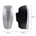 Сушилка ВЫСОКОСКОРОСТНАЯ для рук SONNEN HD-M789G, энергоэффективная, 607221 607221