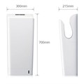 Сушилка для рук KSITEX UV-9999, 2050 Вт, ультрафиолет, погружного типа, время сушки 10 секунд, пластик, белая 605511