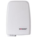 Сушилка для рук SONNEN HD-120, 1000 Вт, пластиковый корпус, белая, 604190 604190