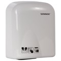 Сушилка для рук SONNEN HD-165, 1650 Вт, пластиковый корпус, белая, 604191 604191