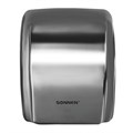 Сушилка для рук SONNEN HD-230S, 2100 Вт, нержавеющая сталь, антивандальная, хром, 604195 604195