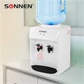 Кулер водонагреватель БЕЗ ОХЛАЖДЕНИЯ, SONNEN TSH-02T, настольный, 2 крана, белый, 455412 455412