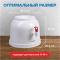 Кулер водораздатчик БЕЗ НАГРЕВА И ОХЛАЖДЕНИЯ, SONNEN TS-01, настольный, 1 кран, белый, 452417 452417
