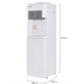 Кулер для воды SONNEN FSC-02AC, напольный, НАГРЕВ/ОХЛАЖДЕНИЕ КОМПРЕССОР, шкаф, 2 крана, белый, 455420 455420