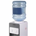 Кулер для воды SONNEN FSC-02BA, напольный, НАГРЕВ/ОХЛАЖДЕНИЕ КОМПРЕССОР, шкаф, 2 крана, серый, 455416 455416