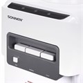 Кулер для воды SONNEN FSC-03AC, напольный, НАГРЕВ/ОХЛАЖДЕНИЕ КОМПРЕССОР, шкаф, 3 крана, белый, 455419 455419
