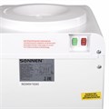 Кулер для воды SONNEN FSC-03BA, напольный, НАГРЕВ/ОХЛАЖДЕНИЕ КОМПРЕССОРНОЕ, 3 крана,серый, 455417 455417