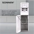 Кулер для воды SONNEN FSE-02BW, напольный, нагрев/охлаждение, НИЖНЯЯ ЗАГРУЗКА, 2 крана, белый, 456170 456170