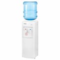 Кулер для воды SONNEN FSE-02W, напольный, НАГРЕВ/ОХЛАЖДЕНИЕ ЭЛЕКТРОННОЕ, 2 крана, белый, 456172 456172