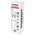 Кулер для воды SONNEN FSE-02WB, напольный, нагрев/охлаждение, НИЖНЯЯ ЗАГРУЗКА, 2 крана, черный, 456169 456169