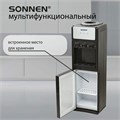 Кулер для воды SONNEN FSE-03Ri, напольный, НАГРЕВ/ОХЛАЖДЕНИЕ ЭЛЕКТРОННОЕ, 3 крана, шкаф, 455743 455743