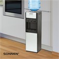 Кулер для воды SONNEN FSE-03Ri, напольный, НАГРЕВ/ОХЛАЖДЕНИЕ ЭЛЕКТРОННОЕ, 3 крана, шкаф, 455743 455743