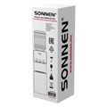 Кулер для воды SONNEN FSE-03RTi, напольный, НАГРЕВ/ОХЛАЖДЕНИЕ ЭЛЕКТРОННОЕ, шкафчик, 3 крана, титановый синий, 455746 455746