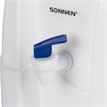 Кулер-водораздатчик БЕЗ НАГРЕВА И ОХЛАЖДЕНИЯ, SONNEN TS-01W, настольный, 1 кран, белый, 456175 456175