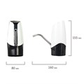 Помпа для воды электрическая SONNEN EWD152W, 1,5 л/мин, 2 РЕЖИМА, АККУМУЛЯТОР, АДАПТЕР, пластик, 455217 455217