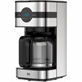 Кофеварка капельная BQ (БИ-КЬЮ) CM2002, 900 Вт, объем 1,5 л, поддержание температуры, серебристая, 86198275 457490