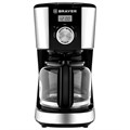 Кофеварка капельная BRAYER BR1122, 900 Вт, объем 1,5 л, черная 456597