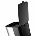 Кофеварка капельная BRAYER BR1125, 900 Вт, объем 1,25 л, LED-дисплей, термокружка в ПОДАРОК, черная 456901